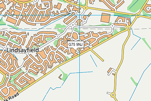 G75 9NJ map - OS VectorMap District (Ordnance Survey)