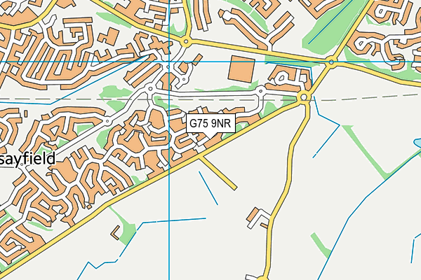 G75 9NR map - OS VectorMap District (Ordnance Survey)