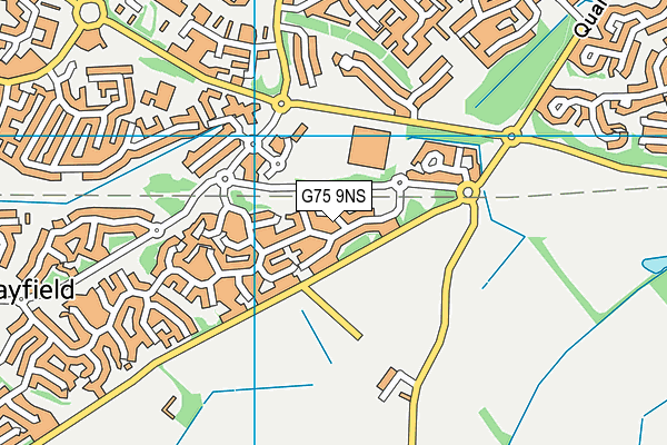 G75 9NS map - OS VectorMap District (Ordnance Survey)