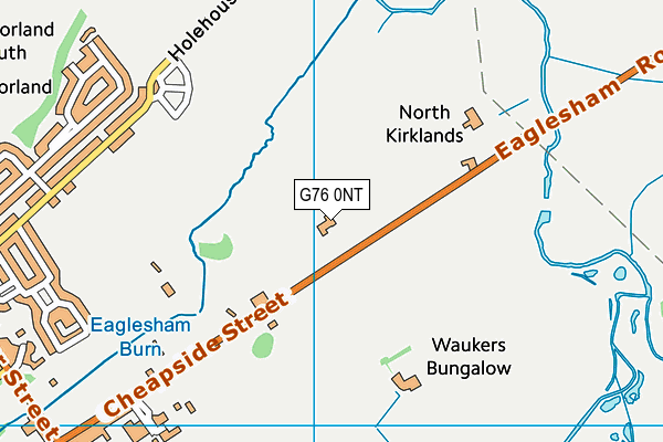 G76 0NT map - OS VectorMap District (Ordnance Survey)