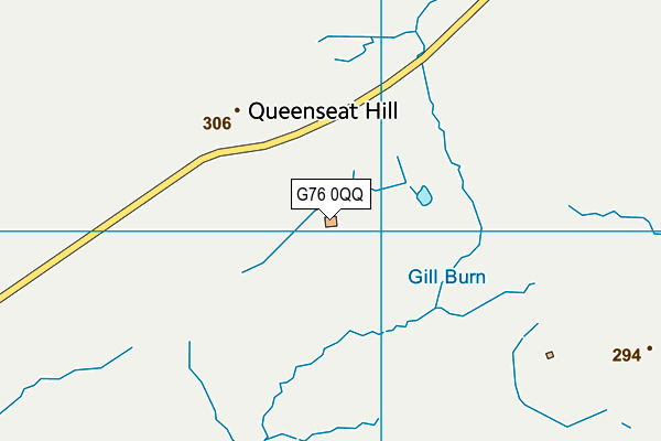 G76 0QQ map - OS VectorMap District (Ordnance Survey)
