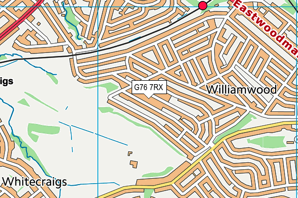 G76 7RX map - OS VectorMap District (Ordnance Survey)