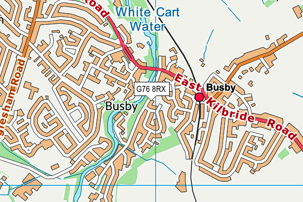 G76 8RX map - OS VectorMap District (Ordnance Survey)