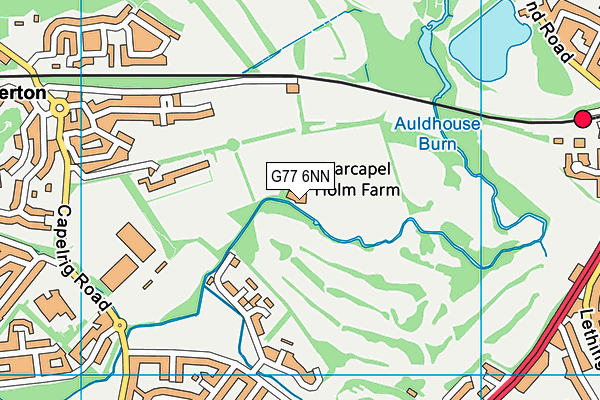 G77 6NN map - OS VectorMap District (Ordnance Survey)