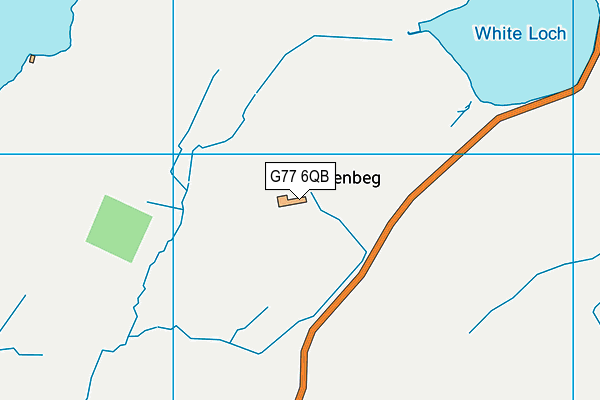 G77 6QB map - OS VectorMap District (Ordnance Survey)