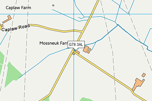 G78 3AL map - OS VectorMap District (Ordnance Survey)