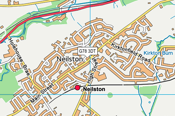 G78 3DT map - OS VectorMap District (Ordnance Survey)