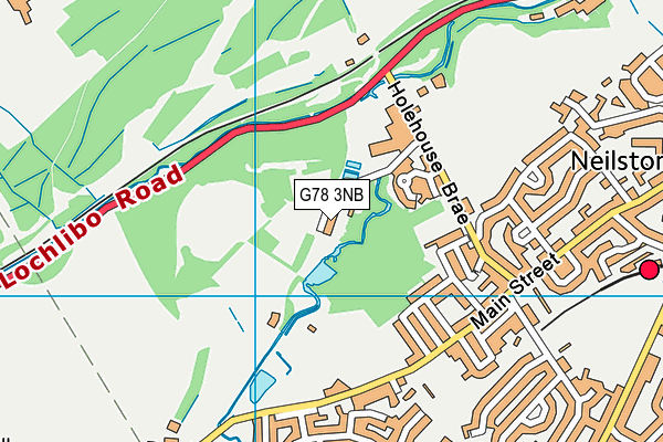 G78 3NB map - OS VectorMap District (Ordnance Survey)