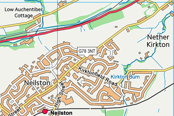 G78 3NT map - OS VectorMap District (Ordnance Survey)