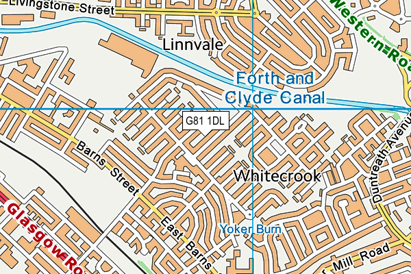 G81 1DL map - OS VectorMap District (Ordnance Survey)