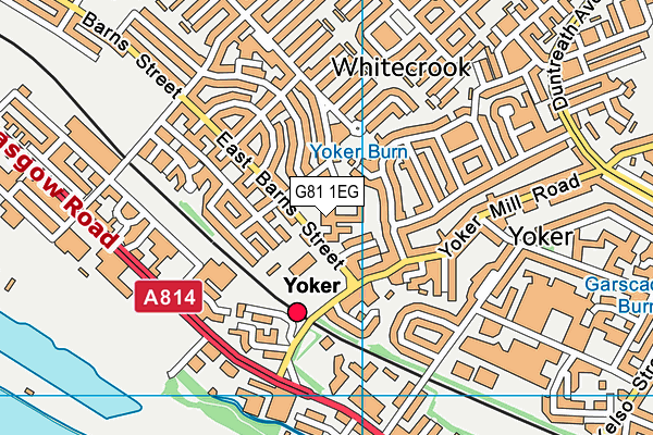 G81 1EG map - OS VectorMap District (Ordnance Survey)