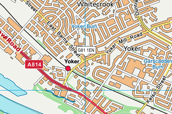 G81 1EN map - OS VectorMap District (Ordnance Survey)