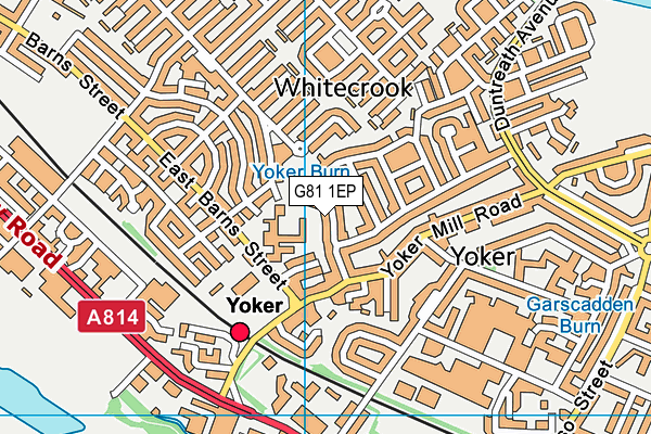 G81 1EP map - OS VectorMap District (Ordnance Survey)