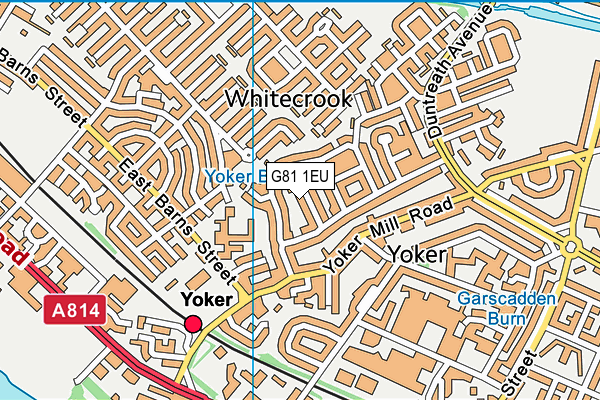 G81 1EU map - OS VectorMap District (Ordnance Survey)