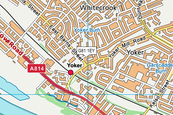 G81 1EY map - OS VectorMap District (Ordnance Survey)