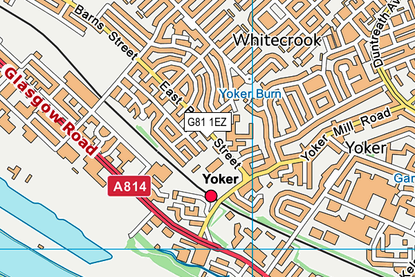 G81 1EZ map - OS VectorMap District (Ordnance Survey)