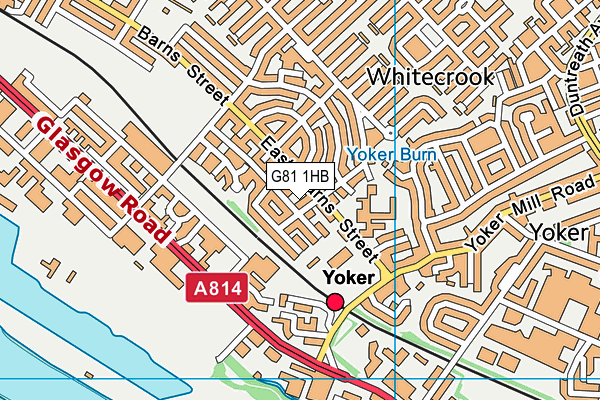 G81 1HB map - OS VectorMap District (Ordnance Survey)