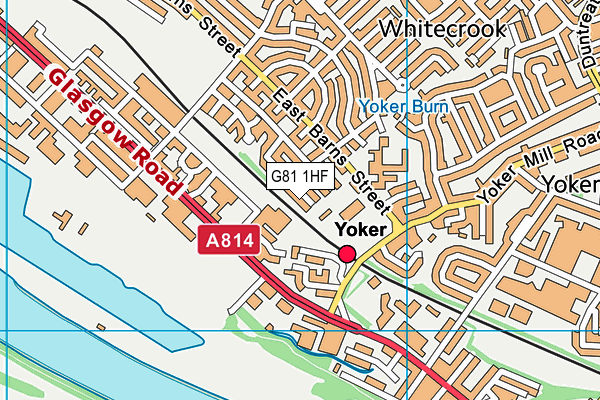 G81 1HF map - OS VectorMap District (Ordnance Survey)