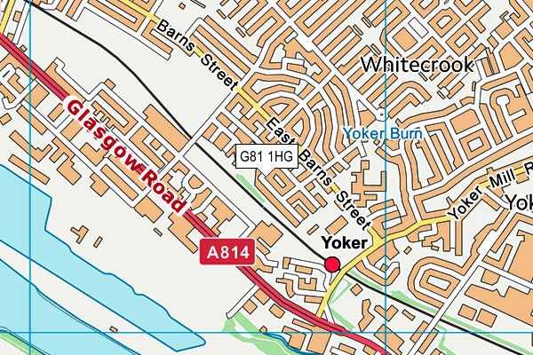 G81 1HG map - OS VectorMap District (Ordnance Survey)