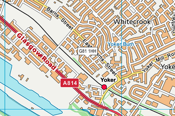 G81 1HH map - OS VectorMap District (Ordnance Survey)