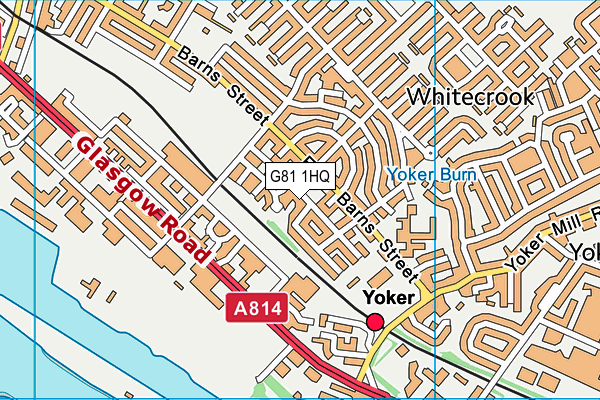 G81 1HQ map - OS VectorMap District (Ordnance Survey)