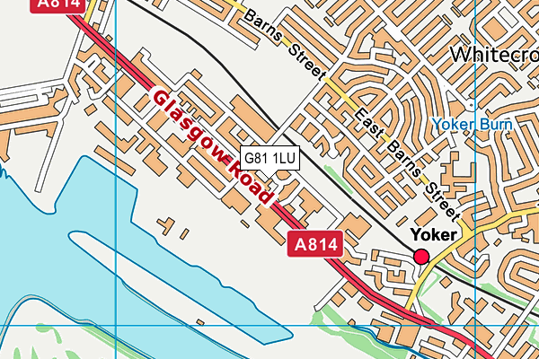 G81 1LU map - OS VectorMap District (Ordnance Survey)