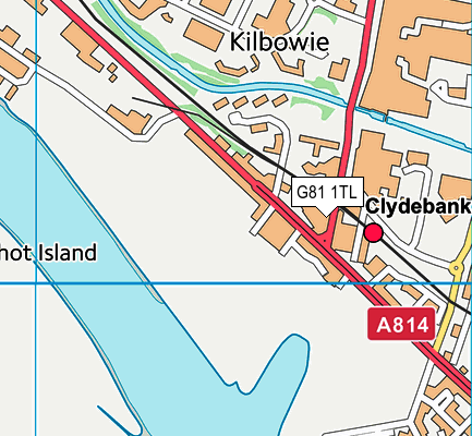 G81 1TL map - OS VectorMap District (Ordnance Survey)