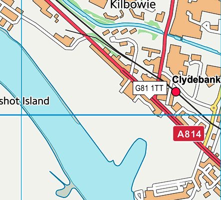 G81 1TT map - OS VectorMap District (Ordnance Survey)