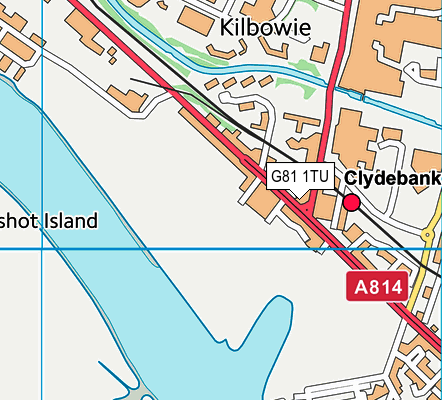 G81 1TU map - OS VectorMap District (Ordnance Survey)