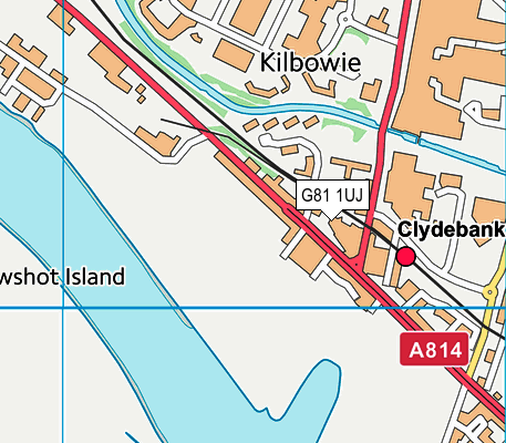 G81 1UJ map - OS VectorMap District (Ordnance Survey)