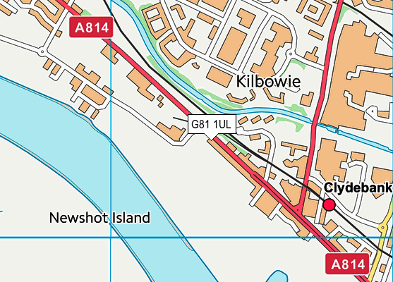 G81 1UL map - OS VectorMap District (Ordnance Survey)