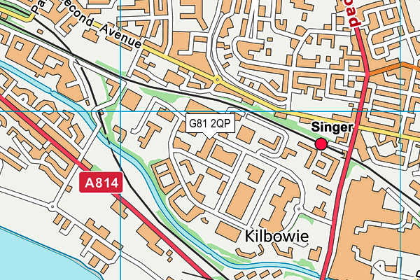 G81 2QP map - OS VectorMap District (Ordnance Survey)