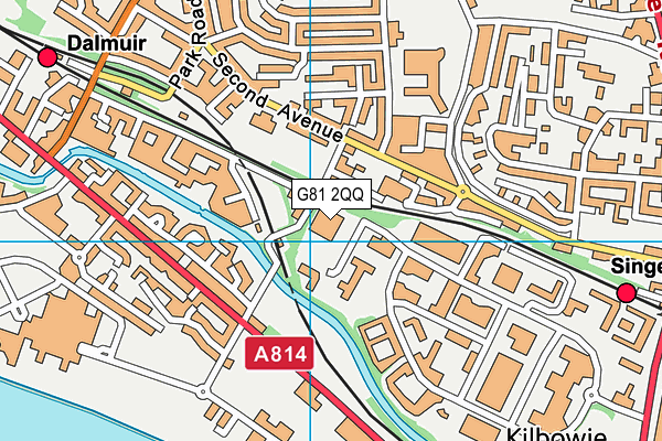 G81 2QQ map - OS VectorMap District (Ordnance Survey)