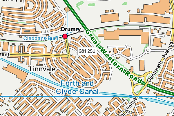 G81 2SU map - OS VectorMap District (Ordnance Survey)