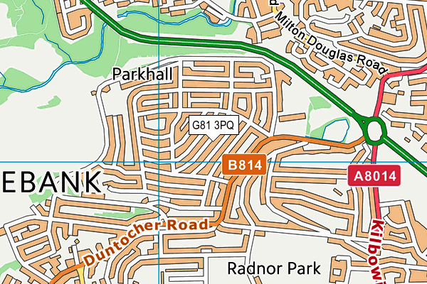 G81 3PQ map - OS VectorMap District (Ordnance Survey)