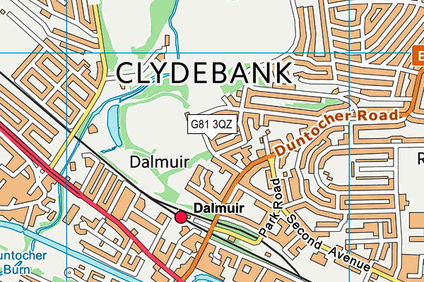 G81 3QZ map - OS VectorMap District (Ordnance Survey)