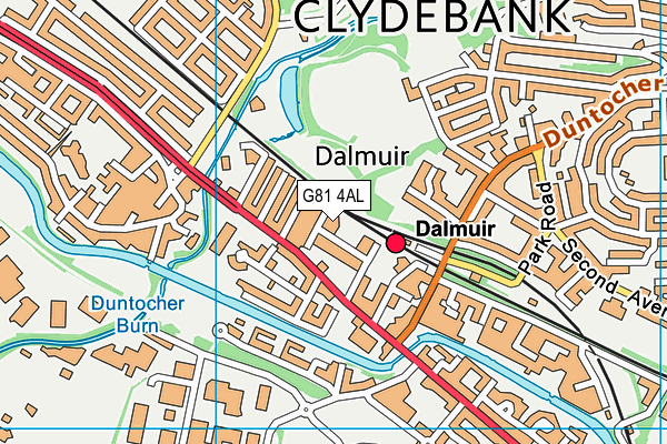 G81 4AL map - OS VectorMap District (Ordnance Survey)
