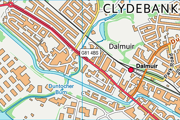 G81 4BS map - OS VectorMap District (Ordnance Survey)