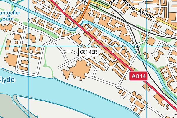 G81 4ER map - OS VectorMap District (Ordnance Survey)