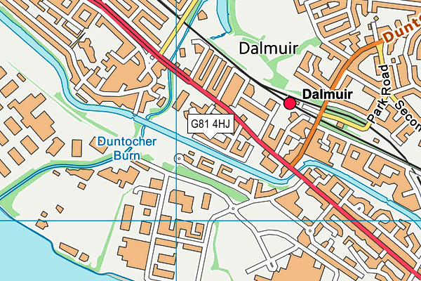 G81 4HJ map - OS VectorMap District (Ordnance Survey)