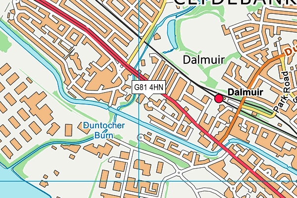 G81 4HN map - OS VectorMap District (Ordnance Survey)