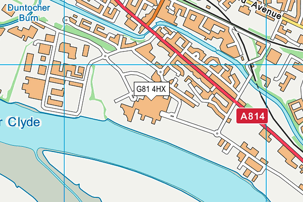 G81 4HX map - OS VectorMap District (Ordnance Survey)