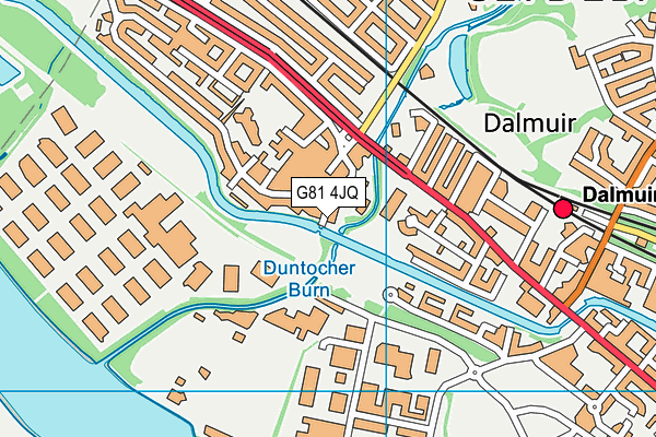 G81 4JQ map - OS VectorMap District (Ordnance Survey)