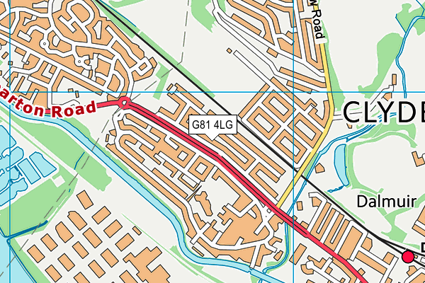 G81 4LG map - OS VectorMap District (Ordnance Survey)