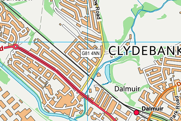 G81 4NN map - OS VectorMap District (Ordnance Survey)