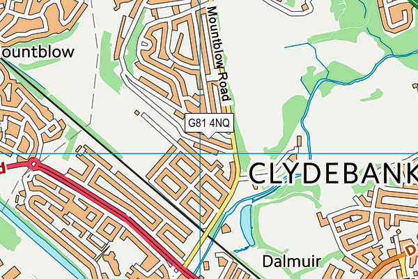 G81 4NQ map - OS VectorMap District (Ordnance Survey)