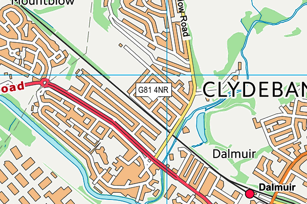 G81 4NR map - OS VectorMap District (Ordnance Survey)