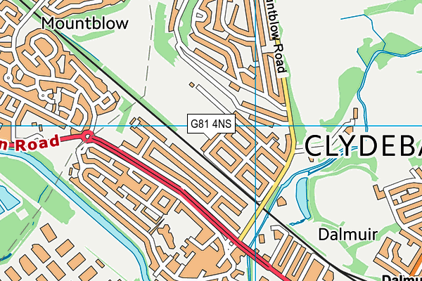 G81 4NS map - OS VectorMap District (Ordnance Survey)