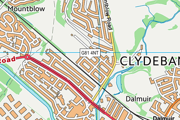 G81 4NT map - OS VectorMap District (Ordnance Survey)