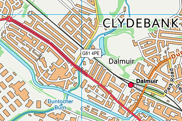 G81 4PE map - OS VectorMap District (Ordnance Survey)